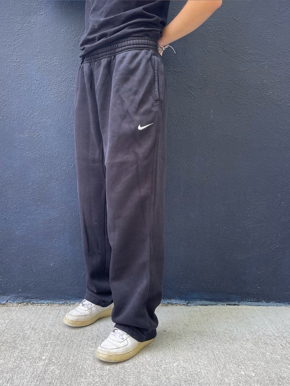 Black Nike baggy wide leg sweatpants size XXL